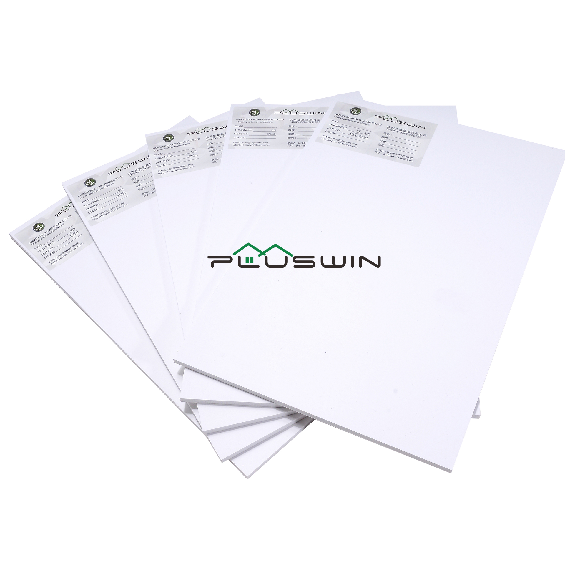 Tablero de plástico duro PVC Foam Sheet Cutting and Talling con personalizado