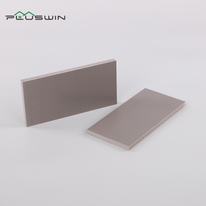 Pared rígida de tablero de espuma de PVC gris de 6 mm