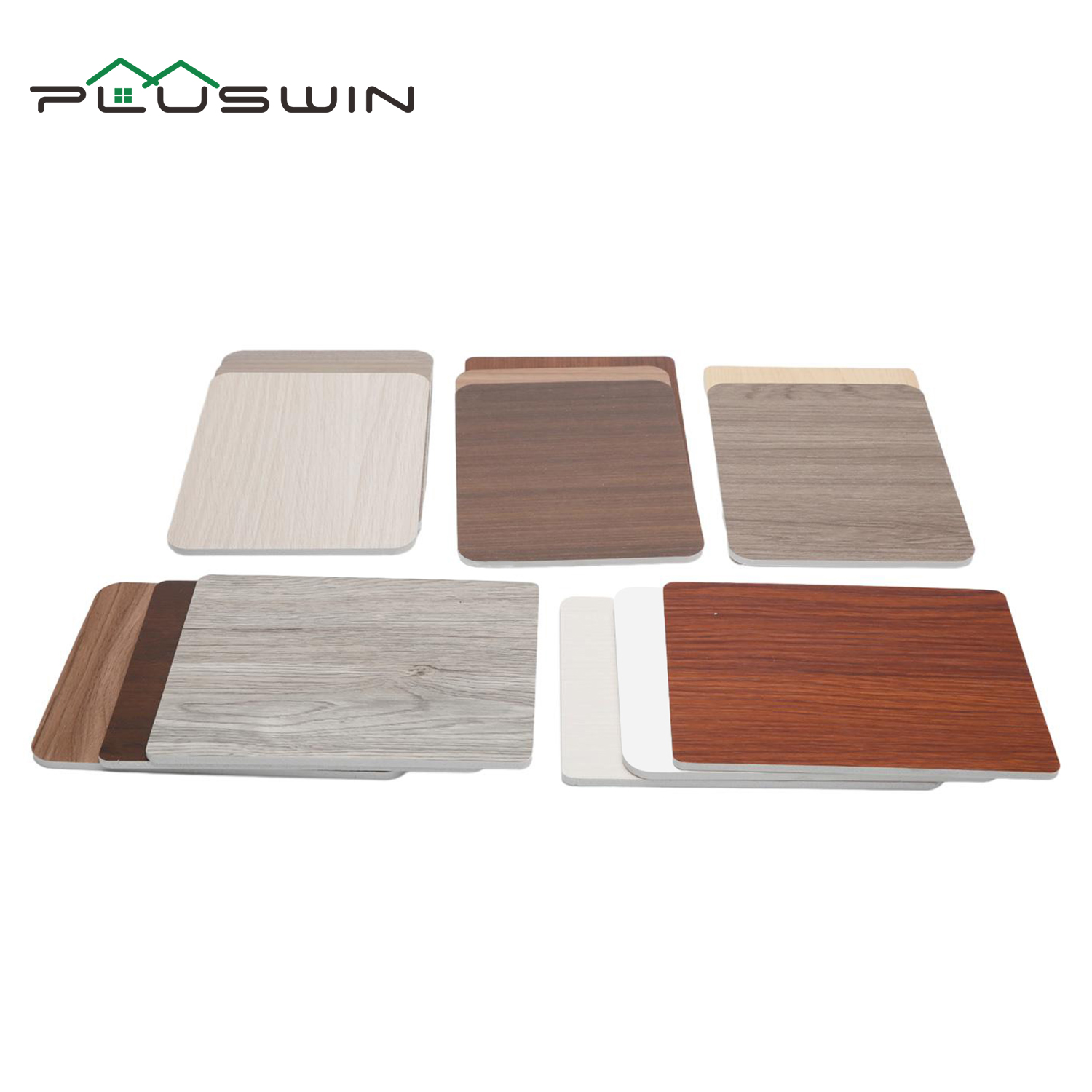 Panel de pared PVC de 1220x2440/2800 mm de 5 mm y 8 mm de espesor de grosor Cristal de carbono Panel de pared de madera