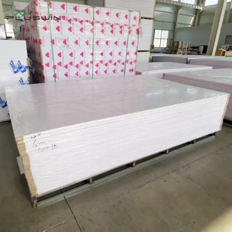 Ancho especial 1560 mm White PVC Celuka Foam Boam Hoja de PVC