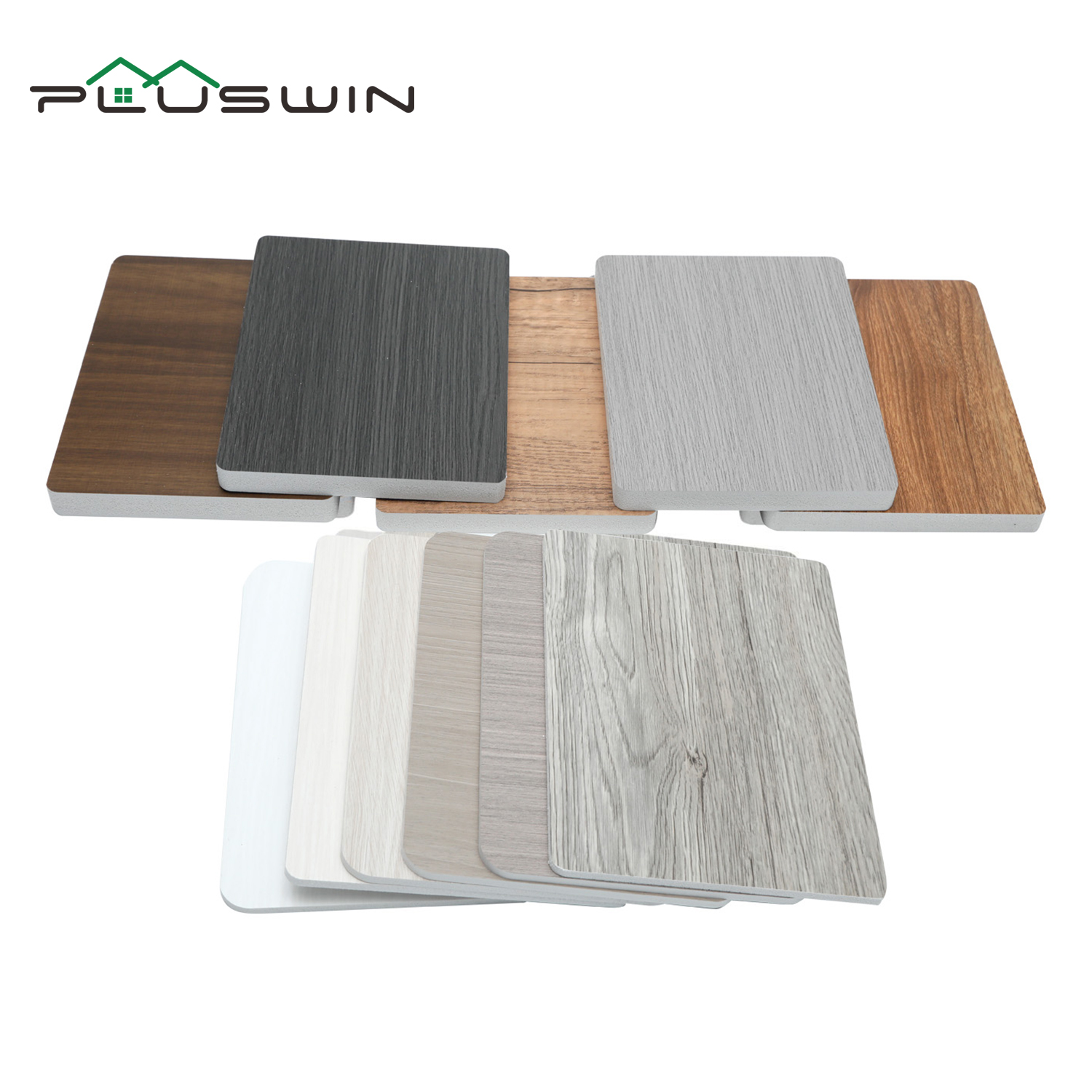 Eco-Friendly PVC Decoración Pur Pur Laminate Anti scratch impermeable