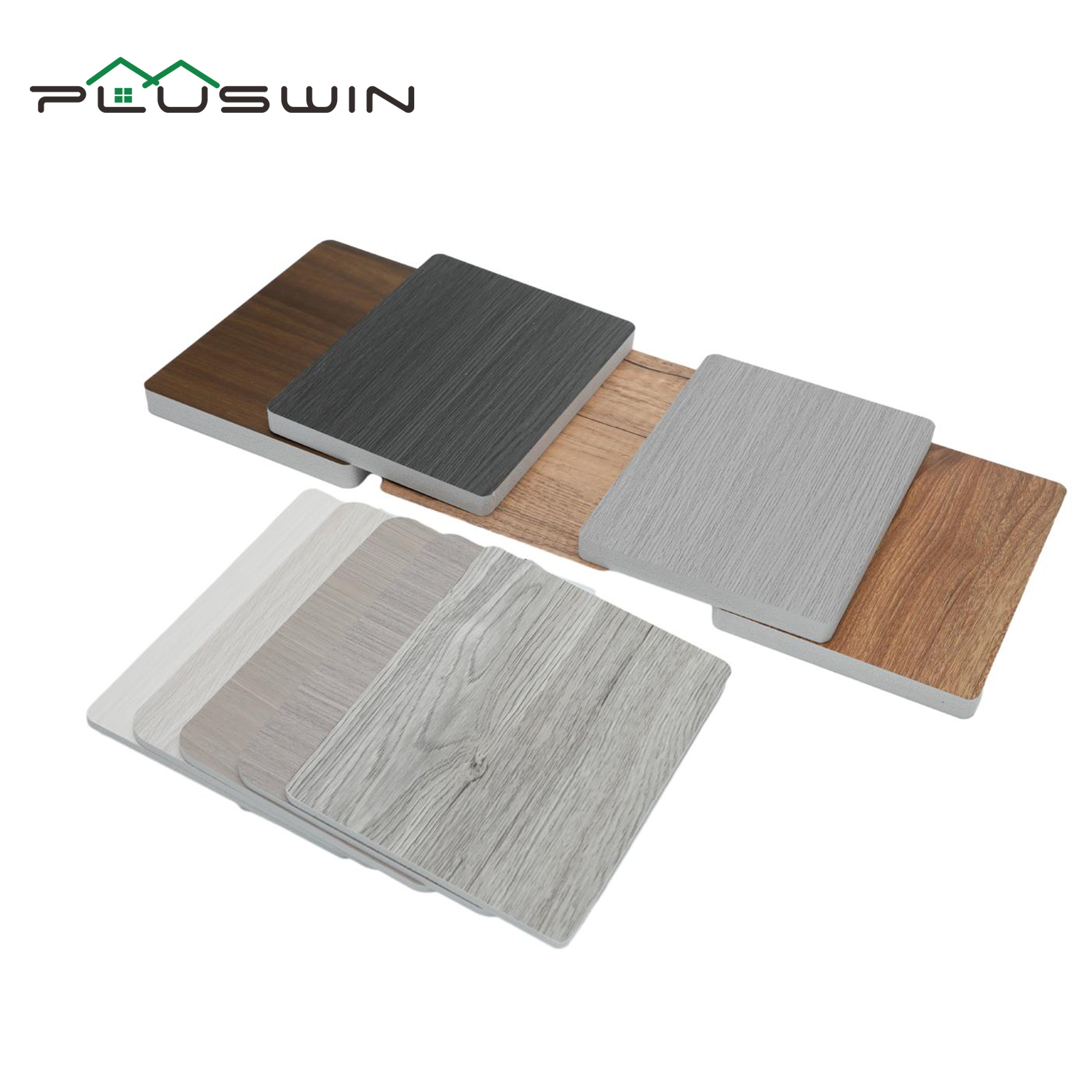 Eco-Friendly PVC Decoración Pur Pur Laminate Anti scratch impermeable