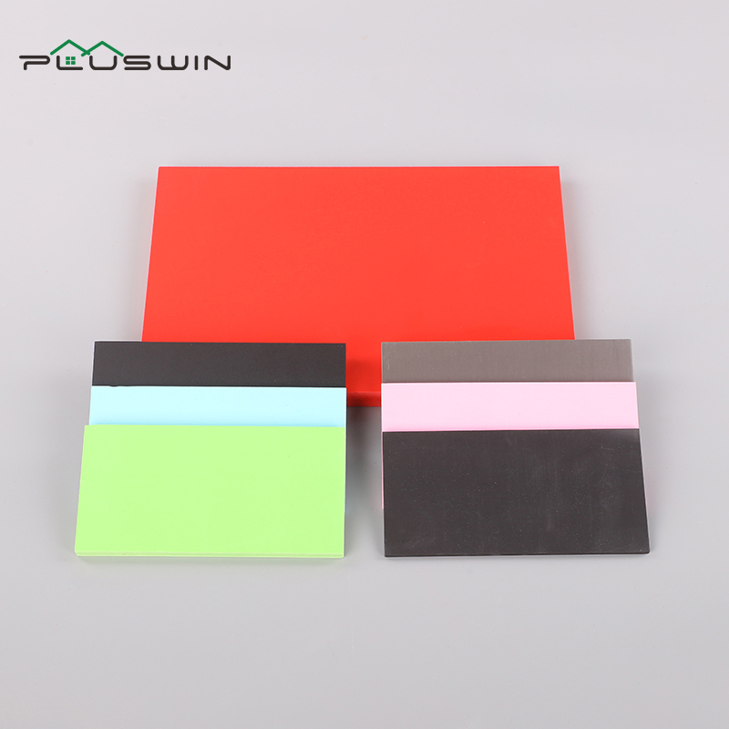 tablero de colores de PVC