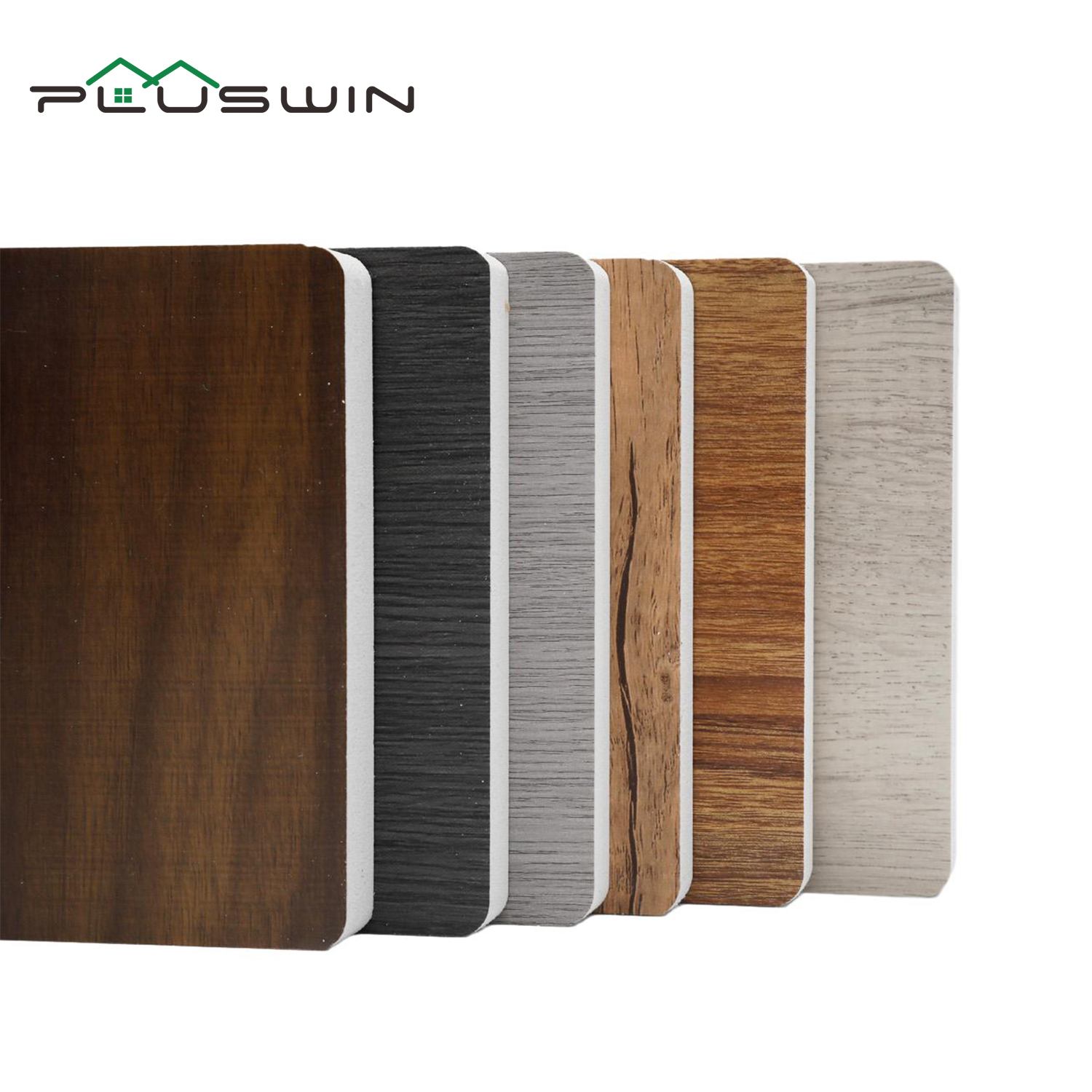 Panel de pared PVC de 1220x2440/2800 mm de 5 mm y 8 mm de espesor de grosor Cristal de carbono Panel de pared de madera