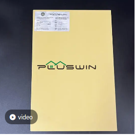 Aplicación de la junta de espuma de WPC en el área de exhibición de negocios